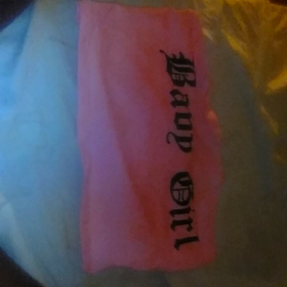Pink babygirl tank top
